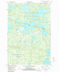 Thousand Island Lake 1981 topographic map thumbnail