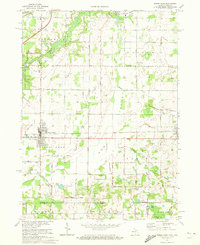 Three Oaks 1970 topographic map thumbnail