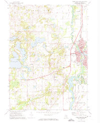 Three Rivers West 1972 topographic map thumbnail