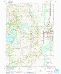Three Rivers West 1972 topographic map thumbnail