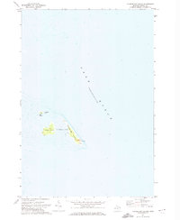 Thunder Bay Island 1971 topographic map thumbnail