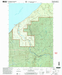 Tiebel Creek 1999 topographic map thumbnail