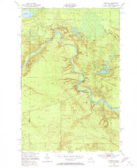 Timberlost 1951 topographic map thumbnail