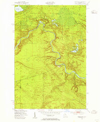 Timberlost 1951 topographic map thumbnail