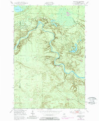 Timberlost 1951 topographic map thumbnail