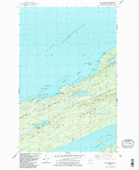Todd Harbor 1985 topographic map thumbnail