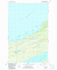 Todd Harbor 1985 topographic map thumbnail