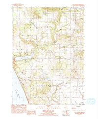 Town Corners 1983 topographic map thumbnail