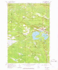 Trout Lake 1964 topographic map thumbnail