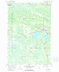 Trout Lake 1964 topographic map thumbnail