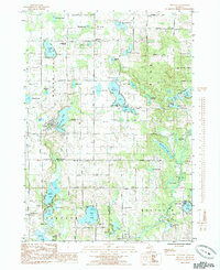 Trufant 1985 topographic map thumbnail