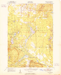 Turtle Lake 1951 topographic map thumbnail