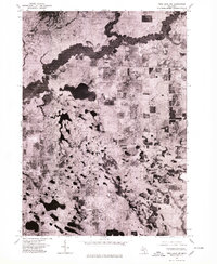 Twin Lake NW topographic map thumbnail