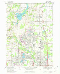 Utica 1968 topographic map preview