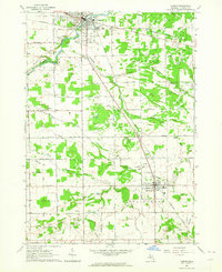 Vassar 1963 topographic map thumbnail