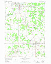Vassar 1963 topographic map thumbnail