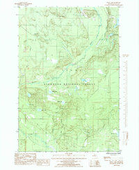 Waco Lake 1985 topographic map thumbnail