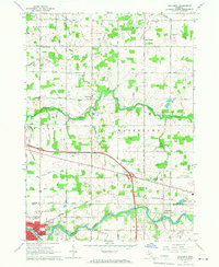 Wacousta 1965 topographic map thumbnail