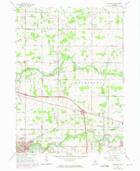 Wacousta 1965 topographic map thumbnail