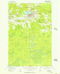 Wakefield 1955 topographic map thumbnail