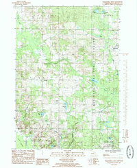 Walkerville West 1985 topographic map thumbnail