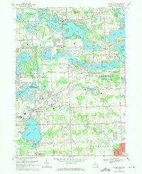 Walled Lake 1969 topographic map thumbnail