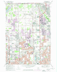 Warren 1968 topographic map thumbnail