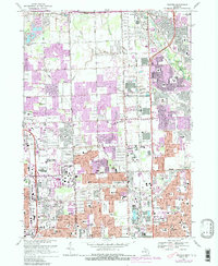 Warren 1968 topographic map thumbnail
