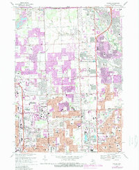 Warren 1968 topographic map preview