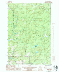 Waucedah 1986 topographic map thumbnail