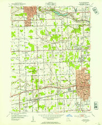 Wayne 1952 topographic map preview