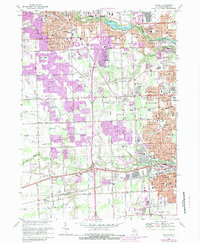 Wayne 1968 topographic map preview