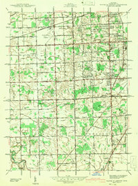 Wayne Co Airport topographic map thumbnail