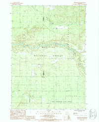 Wellston NE 1987 topographic map thumbnail