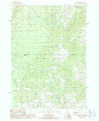 Whipple Lake 1987 topographic map thumbnail