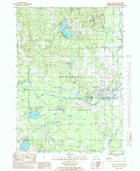White Cloud 1985 topographic map thumbnail