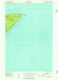 Whitefish Point 1951 topographic map thumbnail