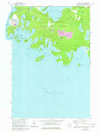 Whitney Bay 1964 topographic map thumbnail