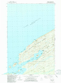Windigo 1985 topographic map thumbnail
