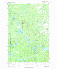 Witch Lake 1955 topographic map thumbnail