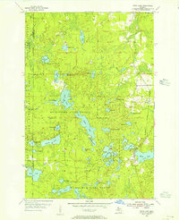 Witch Lake 1955 topographic map thumbnail