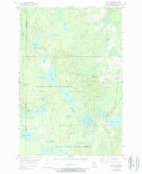 Witch Lake 1955 topographic map thumbnail