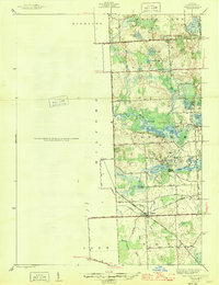 Wixom 1945 topographic map thumbnail