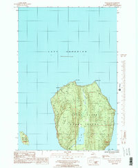 Wood Island 1985 topographic map thumbnail