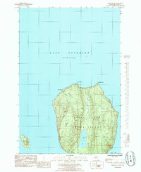 Wood Island 1985 topographic map thumbnail