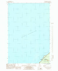 Wood Island SE 1984 topographic map thumbnail