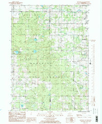 Woodville NE 1985 topographic map thumbnail