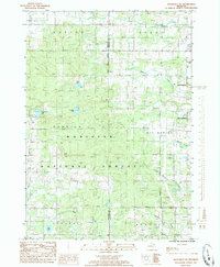 Woodville NE 1985 topographic map thumbnail