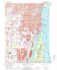 Wyandotte 1967 topographic map thumbnail