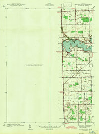 Ypsilanti East 1942 topographic map thumbnail